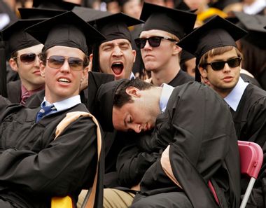 Boston College graduation ceremony