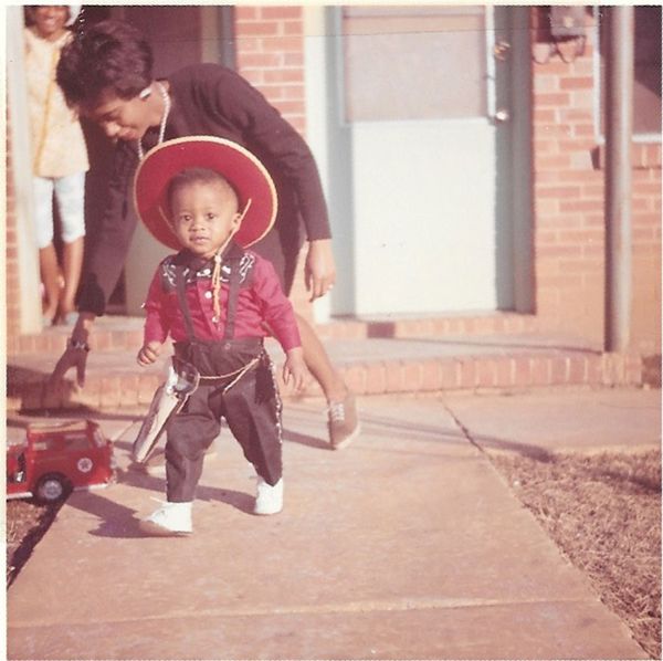 Author at 5 months old